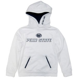 white youth performance hooded sweatshirt Penn State Nittany Lions